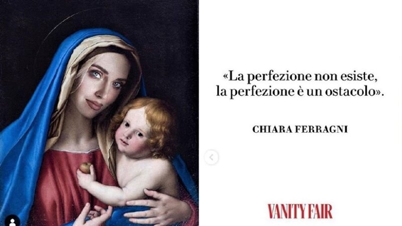 Codacons all’attacco della Ferragni e dei vip e politici che la difendono dopo l’immagine “blasfema”