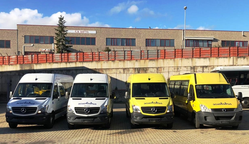 Trasporto scolastico Tpl Linea, sono arrivati quattro nuovi scuolabus