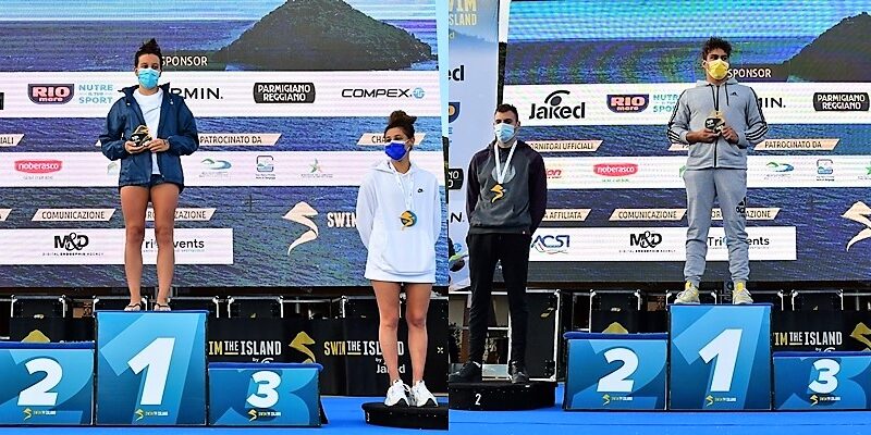 Swimtheisland, nel Golfo savonese vincono Alisia Tettamanzi e Matteo Furlan