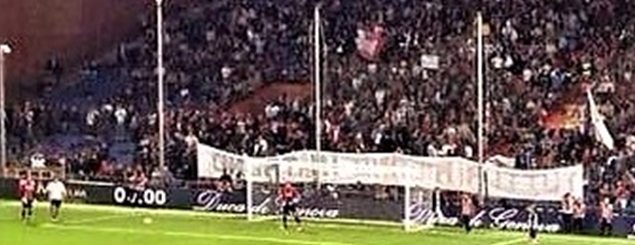 Tifo e calcio. Estorsioni al Genoa 1893, 8 Daspo per 56 anni