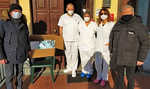 Donazione del Sappe alla Rsa Baccino di Cairo Montenotte