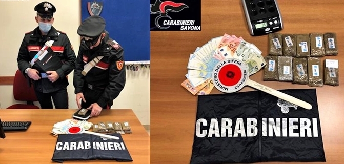 68enne di Savona arrestato per droga dai Carabinieri