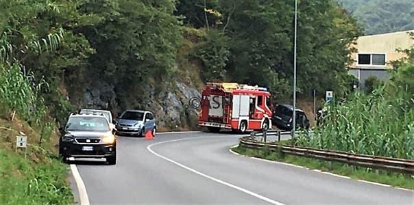 Incidente sulla statale 334 del Sassello in località Vetriera