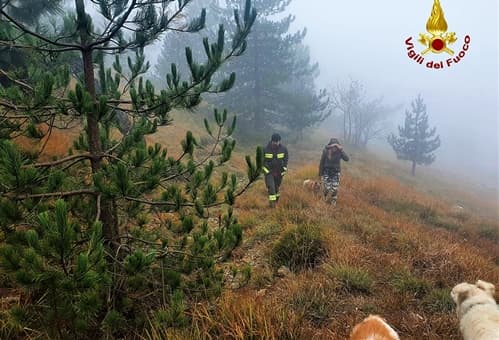 Colta dalla nebbia si perde ai Piani di Praglia, ritrovata dai Vvf