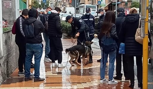 Anche l’unita cinofila per controllare i bus nel savonese