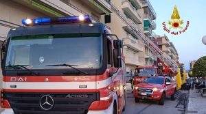 Vigili del fuoco intervento pizzeria Chiavari