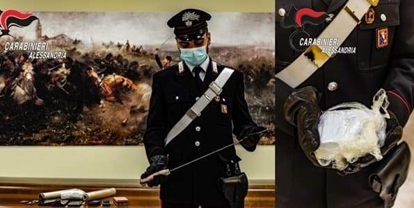 Carabinieri Alessandria, il 50% dei reati in provincia riguarda la droga