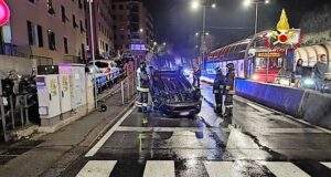 Genova 0 incidente corso Europa