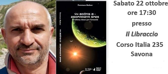 Il sassellese Tommaso Badano presenta il suo ultimo libro a Savona