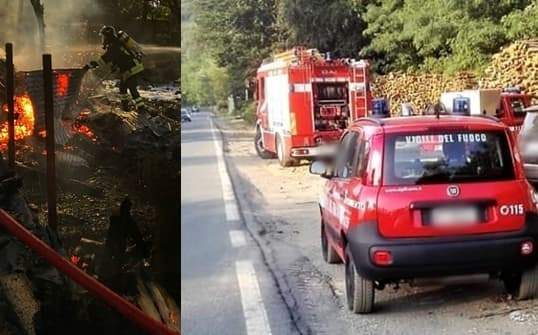 Vigili del fuoco Sassello: tre interventi a Celle, Cairo e Giovo Ligure