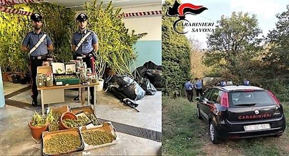 Gestiva piantagione e laboratorio di Cannabis, arrestato 45enne a Villanova