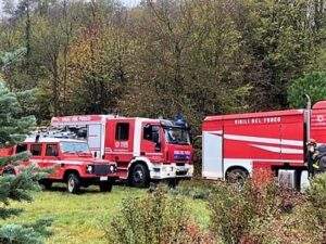 Giusvalla 2 incendio Bed & breakfast intervento Vigili del fuoco