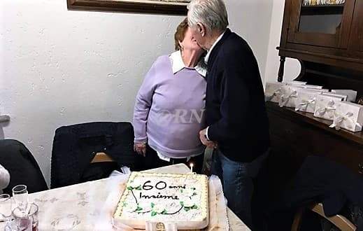 Eccezionale anniversario, Elide e Miglio di Sassello 60 anni di matrimonio