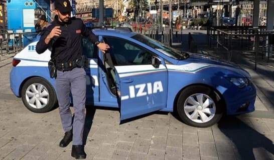 Colpisce agente alla schiena e ginocchio, arrestato a Genova