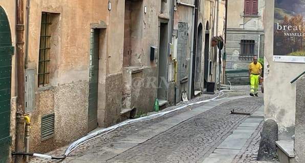 Fibra ottica a Sassello, prove in corso per i prossimi lavori