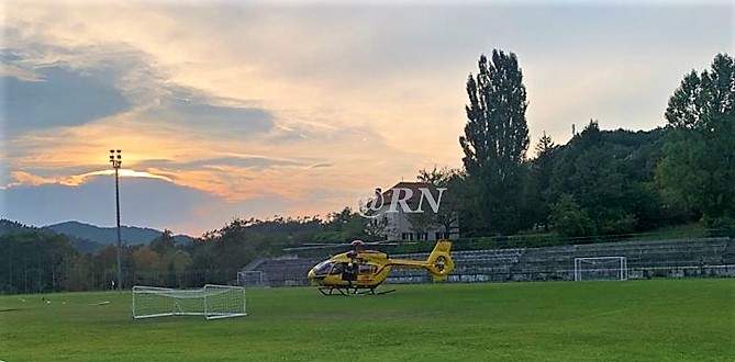 Elisoccorso Grifo a Sassello per caduta di un uomo a Palo