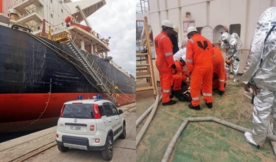 Nave detenuta in porto a Savona a seguito ispezione Guardia Costiera