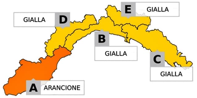 Ancora allerta Gialla nel savonese da mezzanotte, neve oltre 700-800 m