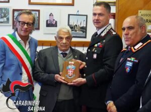 Carabinieri Savona festeggiano Andrea Forbino centenario 1