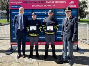 Giro d'Italia Genova Premiazione Stradale 2