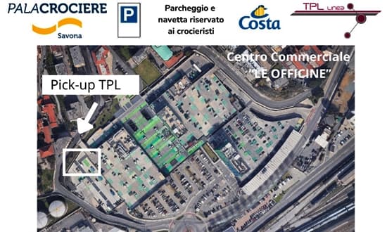 Tpl Linea Savona partner di Costa Crociere, navettamento per crocieristi