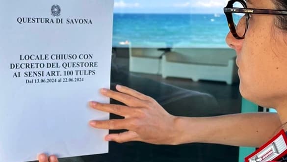 Questore di Savona chiude discoteca della Riviera per 10 giorni causa risse