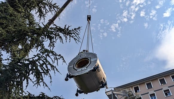 San Paolo Savona rimosso un magnete da 3000 kg dall’ospedale