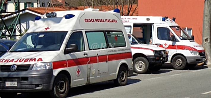 Ieri sera intervento della Croce Rossa di Sassello per contusione 85enne