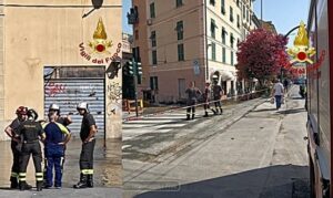 Allagamento in piazzetta San Teodoro a Genova 09