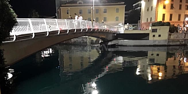 Savona manutenzione ponte mobile Pertini in Darsena