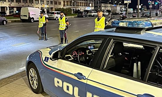 Contrasto della Polizia Stradale contro le stragi del sabato sera a Genova