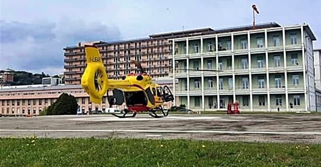 Incidente in casa a Sassello Palo, 64enne in ospedale con elisoccorso Grifo