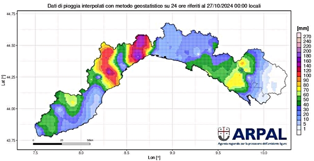 Liguria maltempo addio, esce il sole. Dove è piovuto di più