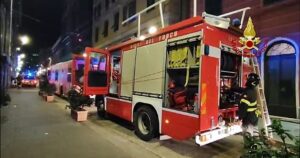 Incendio in piazza Truogoli di Santa Brigida a Genova 2