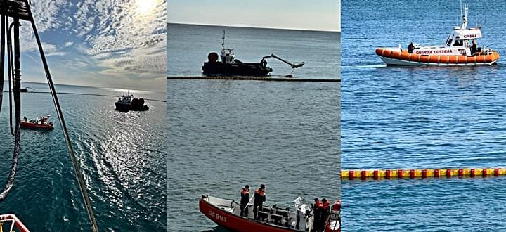 Porto di Savona esercitazione antinquinamento della Guardia Costiera