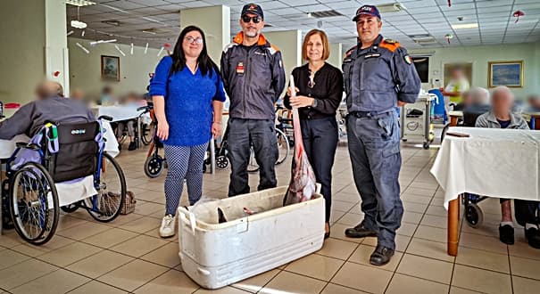 Sequestro di pesce al largo di Alassio donato alla RP Natale e al Don Bosco