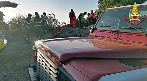 Soccorso ciclista a Punta Baffe a Sestri Levante, 53enne in codice rosso