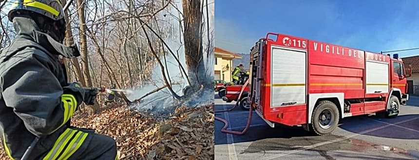 Non rallentano le fiamme ad Alpicella, il vento ostacola il lavoro degli operatori