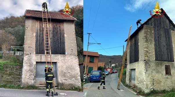 Liguria dopo il vento forte un sabato di cielo azzurro