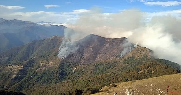 Arrestato il piromane dell’incendio alle pendici del monte Faudo nell’imperiese