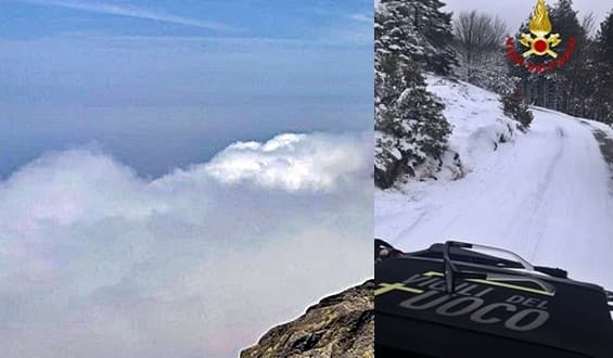 Alpinisti feriti sul Monte Beigua da alcune rocce staccatesi dalla parete, 2 feriti gravi