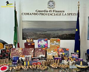 Sequestrati fuochi d’artificio detenuti illegalmente detenuti La Spezia 2