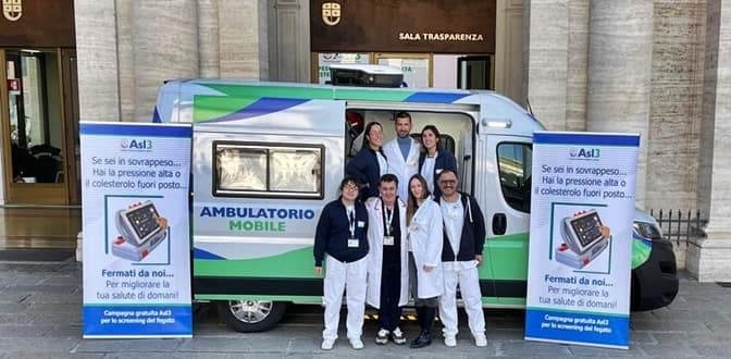 Verificate la salute del fegato a bordo ambulatorio Asl3 Genova