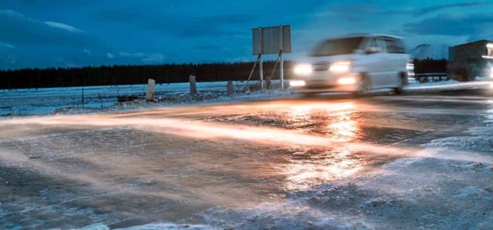 Strade savonesi attenzione alla presenza di ghiaccio