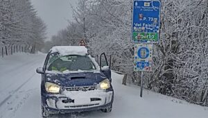 Neve ancora chiusa la Strada del Faiallo parte Genova