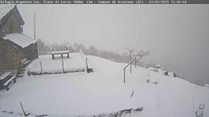 Neve sul Beigua rifugio Argentea 1-2-25