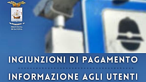 Provincia Savona chiarimenti sulle vecchie multe inviate in questi giorni