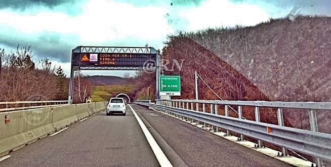 A6 Torino Savona cantieri dal 17 al 23 marzo