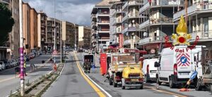 Fuga di gas in corso Europa a Genova 07